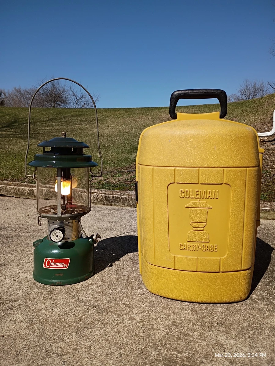 5/71 220F Coleman Lantern W/Yellow case. | eBay