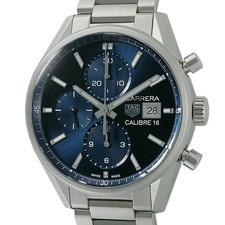 TAG HEUER WATCH CARRERA CALIBRE 16 CHRONOGRAPH CBK2112.BA0715 AUTOMATIC SS MEN'S