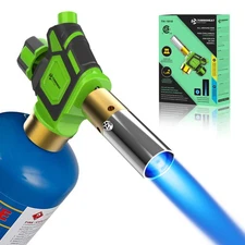 Propane Torch Head Turbo Flame Blow Torch Head with Igniter MAPP MAP Gas Sold...