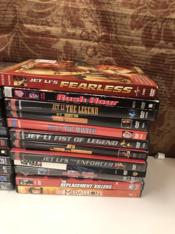 Lot of 24 Kung Fu & Martial Arts DVDs – Jackie Chan, Jet Li, Bruce Lee - Image 3 of 4