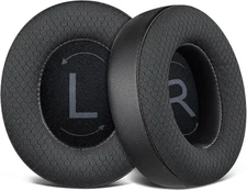 Mesh Fabric Replacement Earpads for Raycon Fitness/Everyday Headphones Black