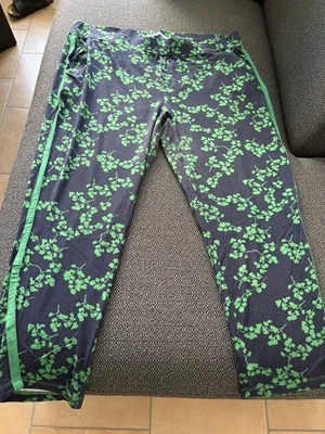 Street One Damen Sommerhose Dunkelblau/Grün Gr. 46 - Bild 1 von 4
