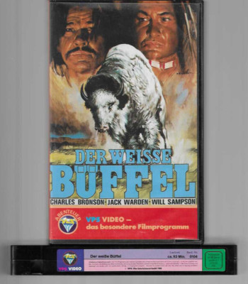 VPS Video  Charles Bronson   DER WEISSE BÜFFEL    VHS Rarität