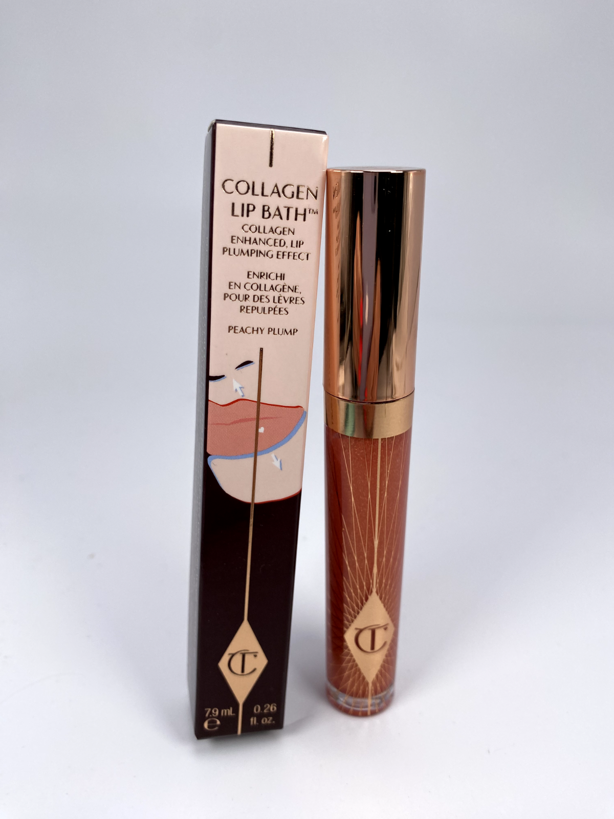 Charlotte Tilbury Collagen Lip Bath - 7.9ml Peachy Plump