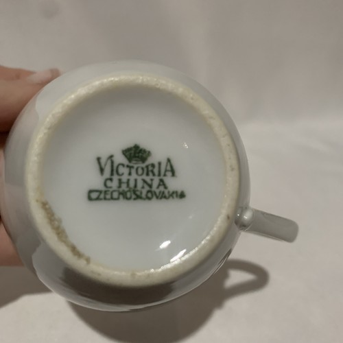 set tazze e piattini victoria china cecoslovacchia - Foto 22 di 24