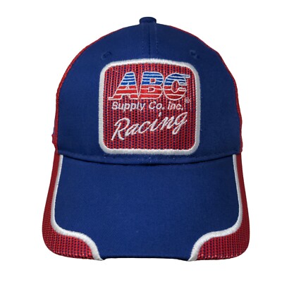帽子 abc ABC Supply Co AJ Foyt Racing Strapback Hat Blue Red Embroidered