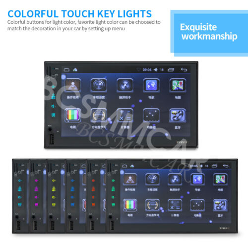 7in Double 2 DIN Car Stereo Touch Screen MP5 Player Radio Bluetooth GPS Nav WIFI - Picture 17 of 24