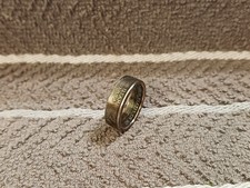Utah Handcrafted Washington Quarters coin ring, size 8 2007