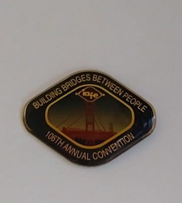 Building Bridges Between People 106th Annual Convention Lapel Pin