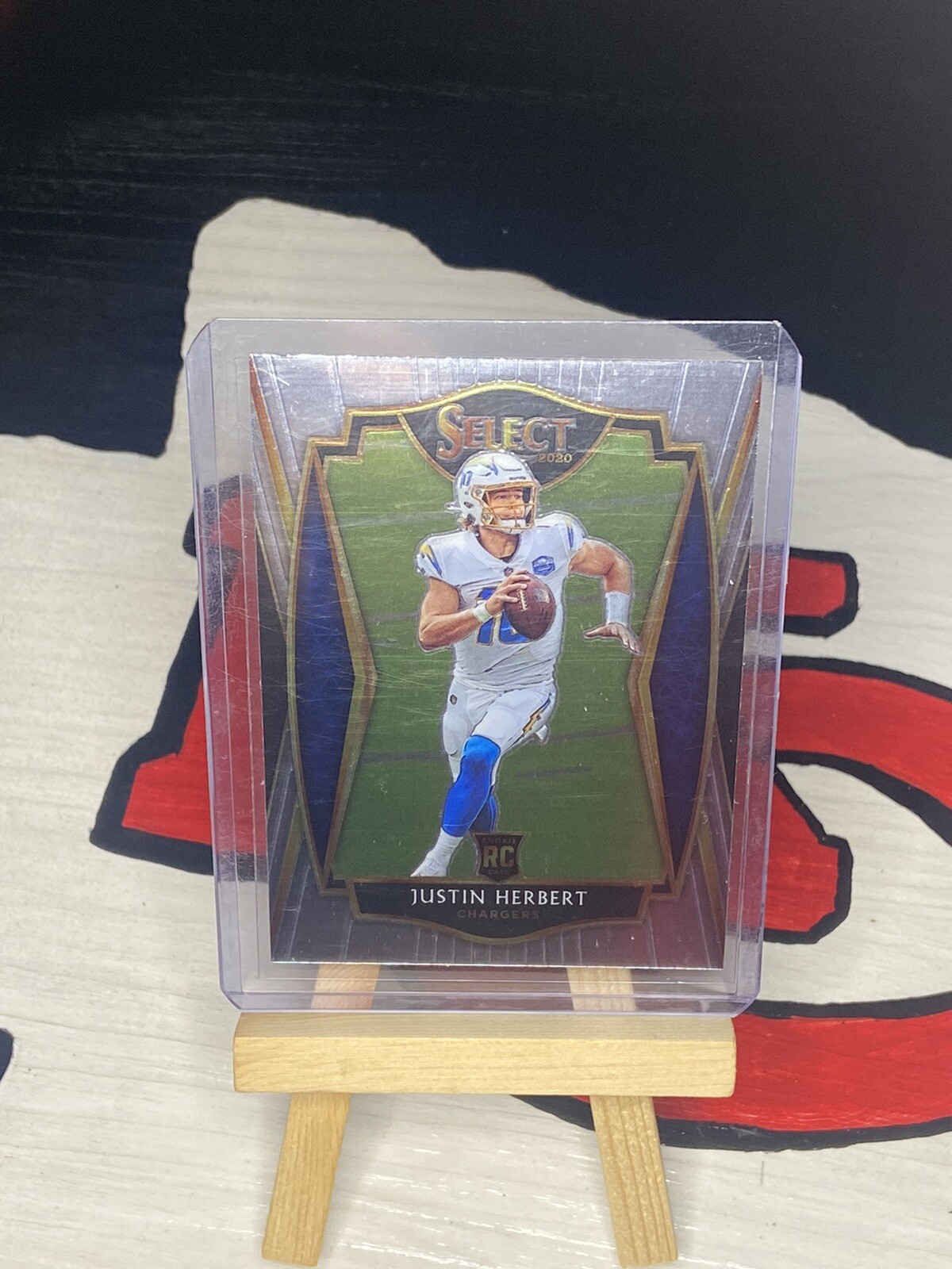 2020 Panini Select Premier Level Justin Herbert Rookie Chargers