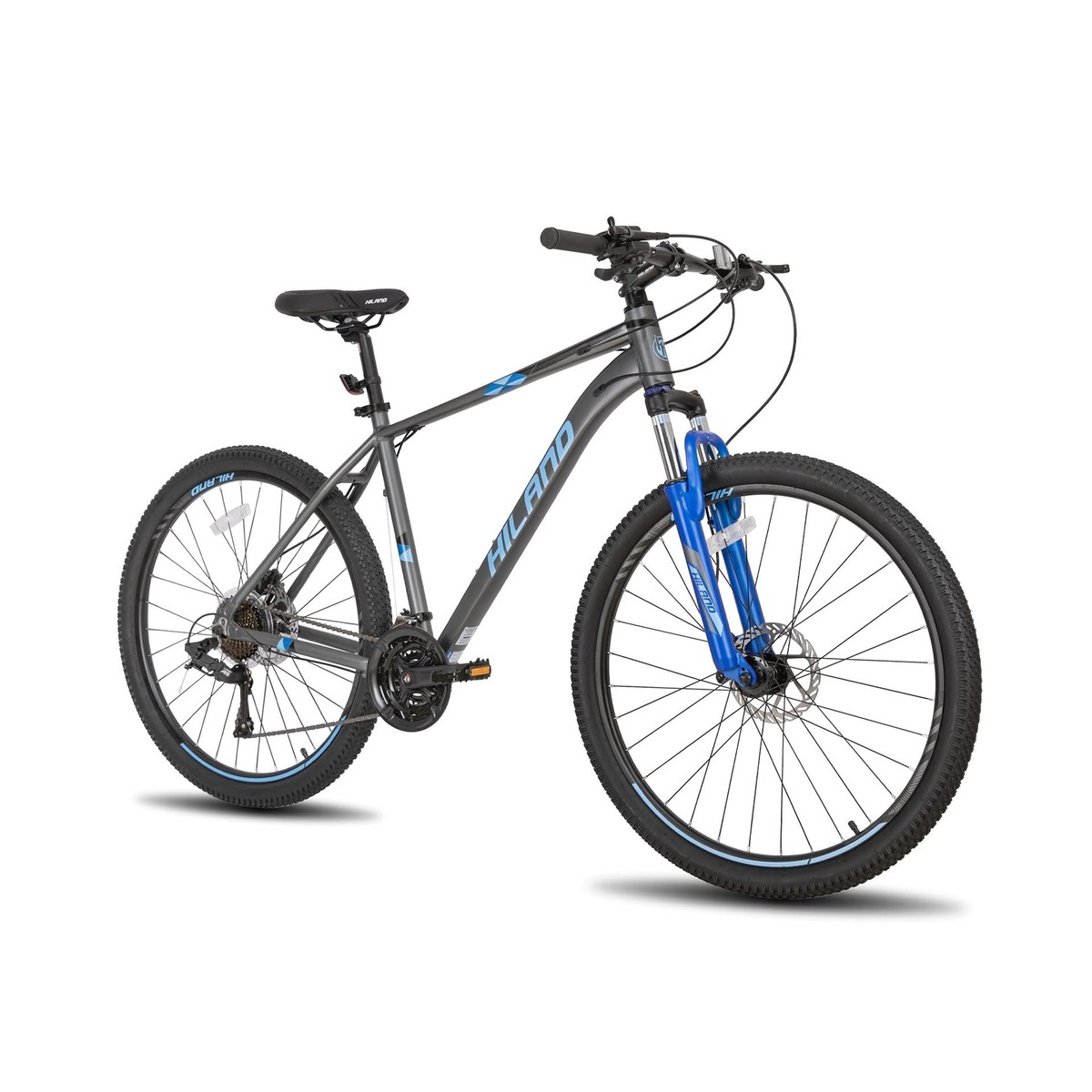 HILAND Mountainbike 26 Zoll Damen Fahrrad, MTB Für Damen Und Erwachsene Mit 18 Gang Und Gefederte Vorderradgabel Mechanische Scheibenbremsen S0iff04y