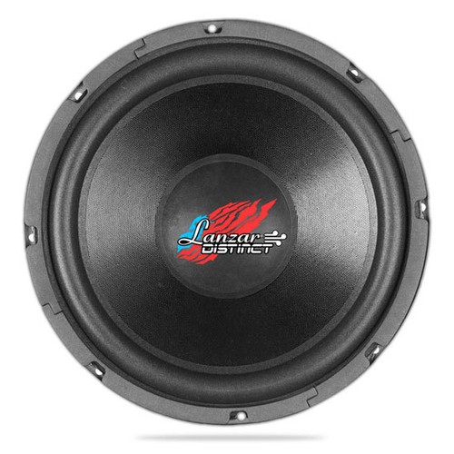 12 Inch Lanzar Inch Car Subwoofer Speaker Black Non Pressed