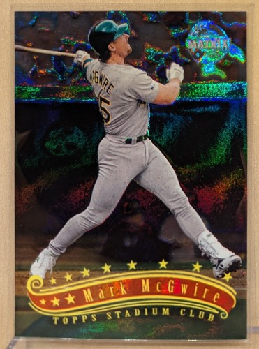 Mark McGwire [Matrix] #5 1997 Stadium Club card