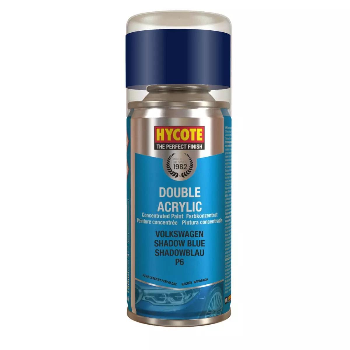 Hycote Colour Spray Paint XDVW606 Volkswagen Shadow Blue (Pearlescent)150ml - Image 3