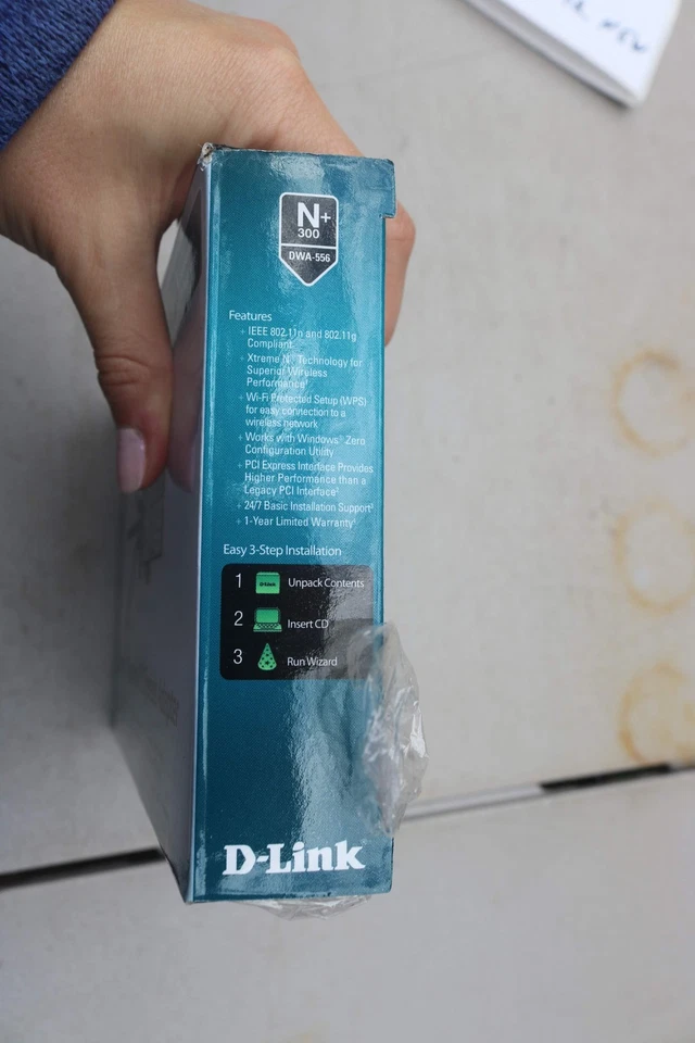 Adaptador PCI Express D-Link Modelo DWA-556 Xtreme Inalámbrico N' Escritorio Foto 3 de 4