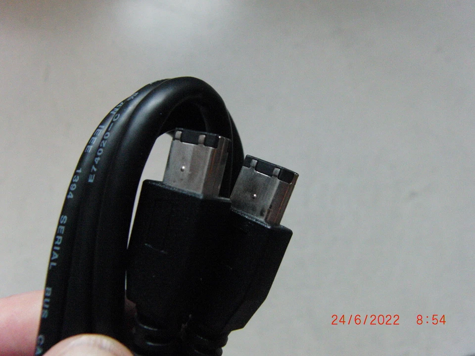 Hewlett Packard HP IEEE-1394 Kabel, Q2099-61600, 6-pin zu 6-pin - Bild 3 von 3