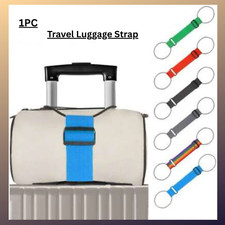 Easy Add A Bag Strap Travel Luggage Suitcase Adjustable Belt Carry On Bungee