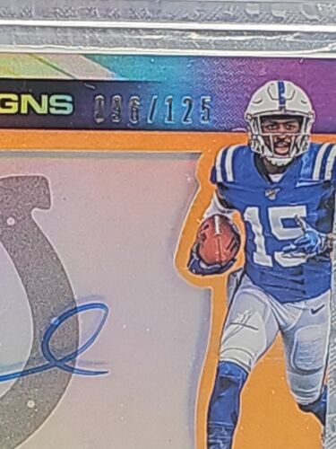 PARRIS CAMPBELL 2019 PANINI ELEMENTS ROOKIE NEON SIGNS AUTO RC #D /125 SP - Picture 2 of 3