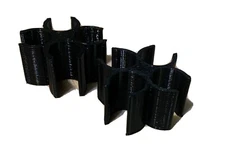 Case and Bullet feeder clamp for LEE reloading press tube clip 1 set of 2 Each