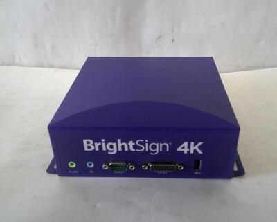 Brightsign 4K Digital Signage Media Player Purple 4K1142-WW | eBay