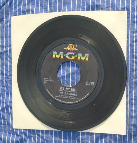 The Animals 45 "It's My Life" 1965 "Going To Change" +Mini Bio - Good Condition - Picture 2 of 4