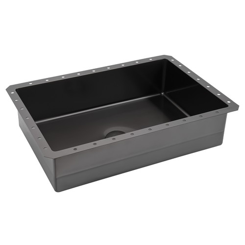 Bathroom Sink Single Bowl Undermount Bathroom Wash Sink Rectangular Sink 23L - Picture 4 of 19
