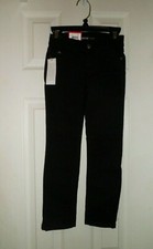 New Girls Jordache Black Basic Skinny Jeans 6 Slim
