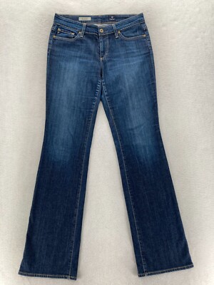 AG Adriano Goldschmied The Jessie Curvy Bootcut Jeans Women's 27 Dark Blue Denim