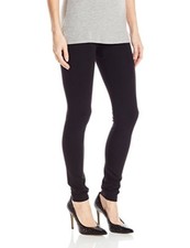 HUE Women's Made to Move Double Knit Shaping Legging, Black, M