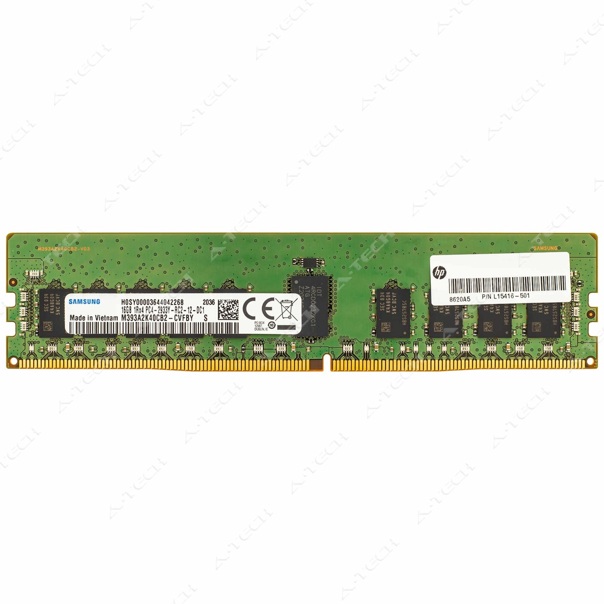 HP 16GB DDR4 2933 MHz PC4-23400 1Rx4 ECC RDIMM Server HPE Memory