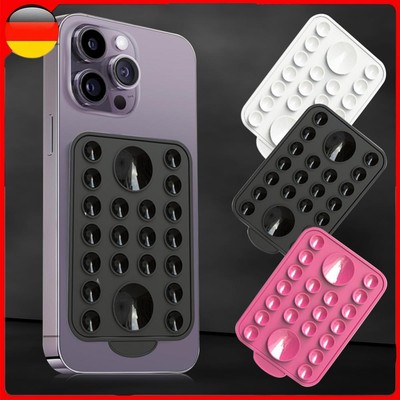 Magnetic Phone Mount Silicone Suction Cup Phone Case Stand Holder for iPhone 15