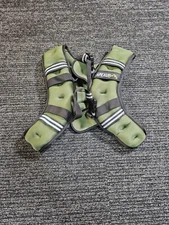 APEXUP Weighted Vest 15Lbs Green Reflective Stripe Workout Running Training