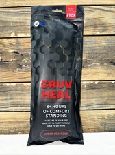 CRUVHEAL Work Orthotics Insoles - Anti-Fatigue Arch Support Shoe Insert Size Med