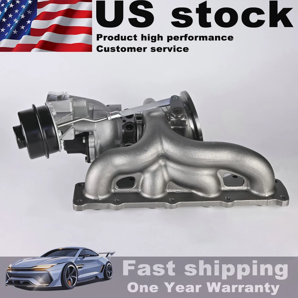 Turbocompresor TD04 49477-02058 turbo para motor Peugeot 508 2.2L FAP 205 DW12C Foto 3 de 4