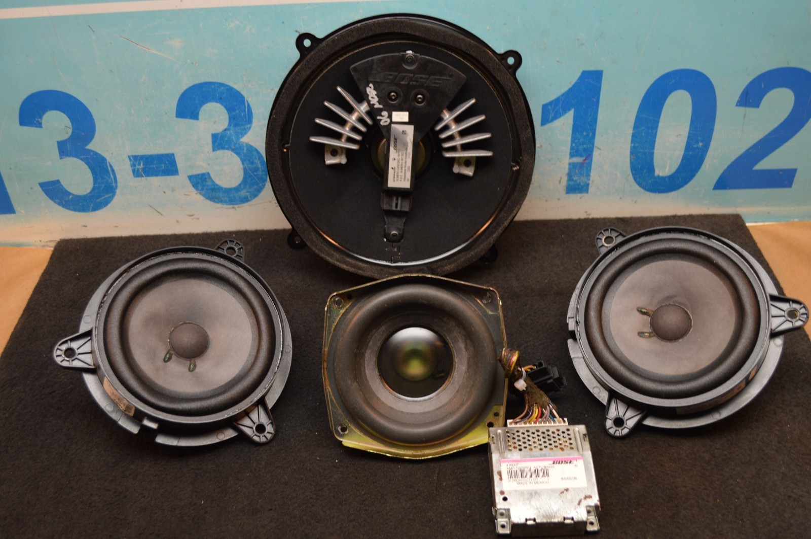 2006 M139 MASERATI QUATTROPORTE BOSE SPEAKER SET OF 4 SPEAKERS OEM 