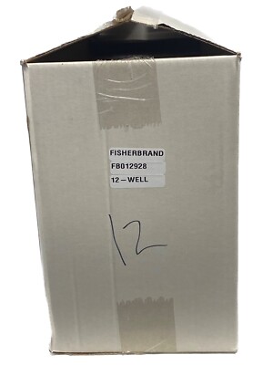(50) FISHERBRAND 12-Well Tissue Culture Treated Plates w/Lid Flat Bttm FB012928