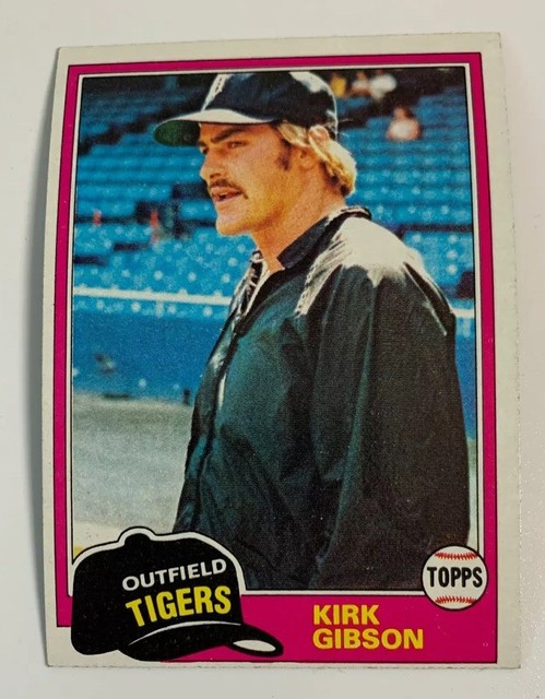 1981 Kirk Gibson 315 Rookie RC Detroit Tigers Topps Baseball Card EBay