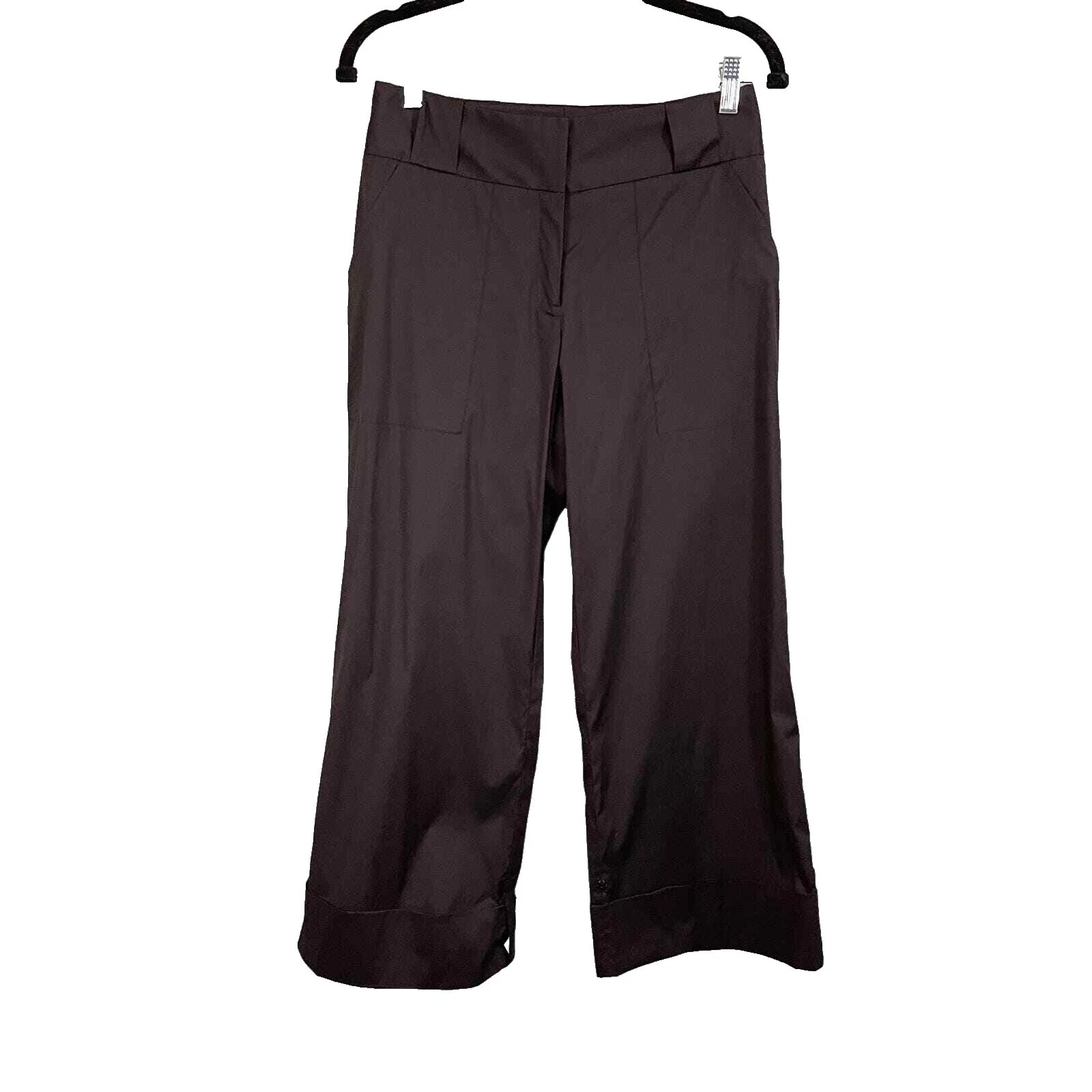 Patrón sólido algodón Tibi Pantalones para De mujer