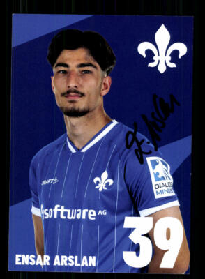 Ensar Arslan Autogrammkarte SV Darmstadt 98 2021-22 Original Signiert