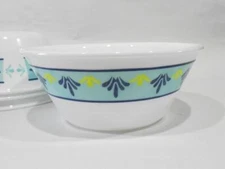 ❤️ 1 Corelle SORRENTO 21.5-oz SOUP BOWL Cereal Salad / Italy Turquoise Yellow