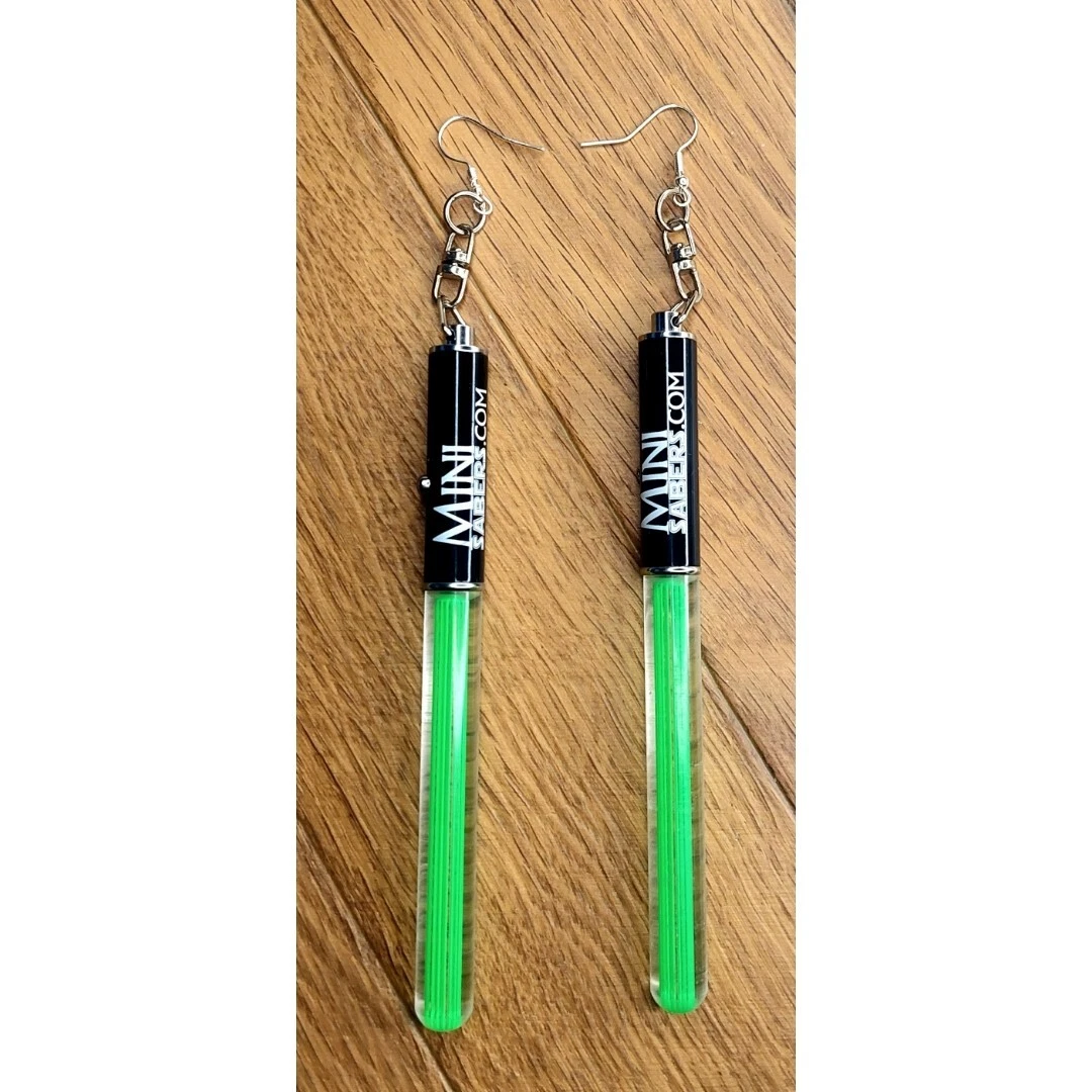 Lightsaber earrings shop that light up