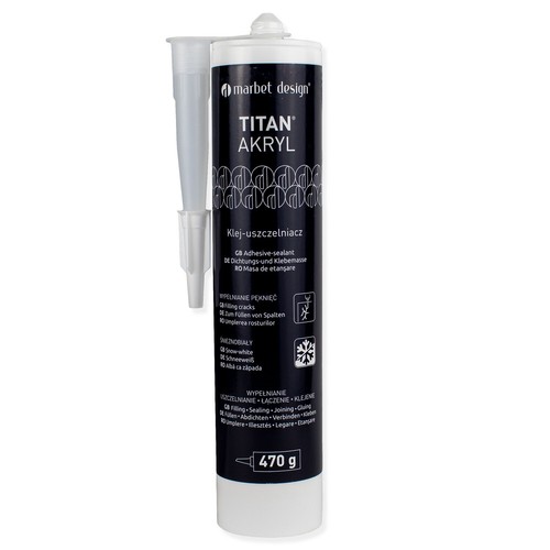 Marbet Mastic acrylique TITAN ACRYL pour joints Elastique Sans solvant — free download