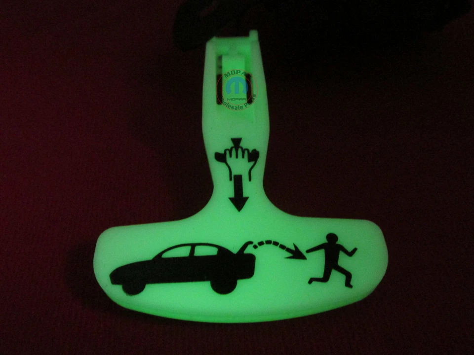 道奇克莱斯勒甲板盖释放闩锁全新原始设备制造商拖把 — 第 3/4 张图片