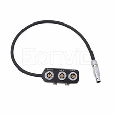 Alexa 2 Pin Power Splitter Box Male to 2 x 0B 2-pin 1 x Fischer RS 3 Pin Female