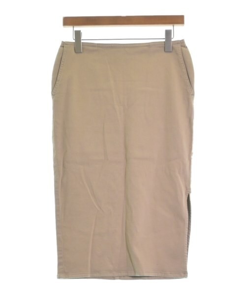 Deuxieme Classe Maxi Skirt Women's Beige Cotton Blend Size 36 Used
