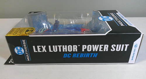 DC Multiverse Comics 7" Actionfigur exklusiv (Lex Luthor Power Suit blau) Neu in OVP - Bild 5 von 8
