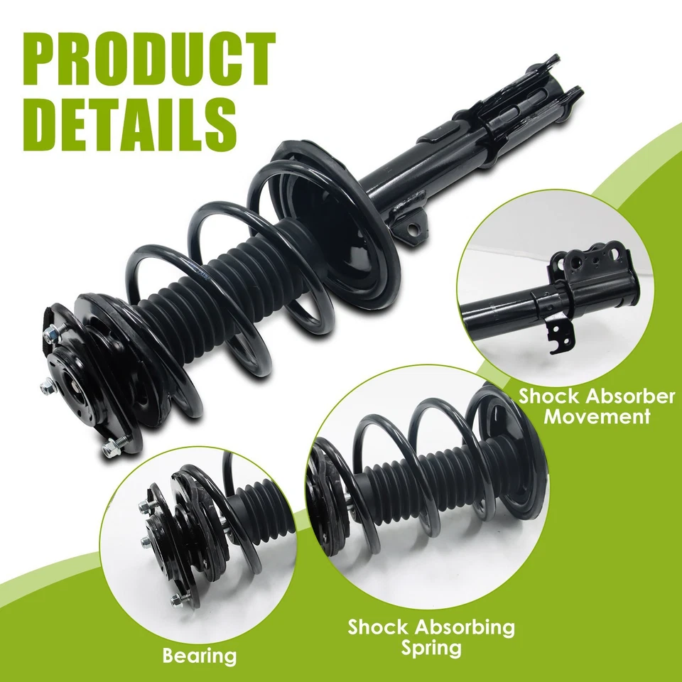 ✅ OEM 2 Front Struts Shock Absorber for 2003-2008 Toyota Corolla 172115L 172115R - Image 3 of 4