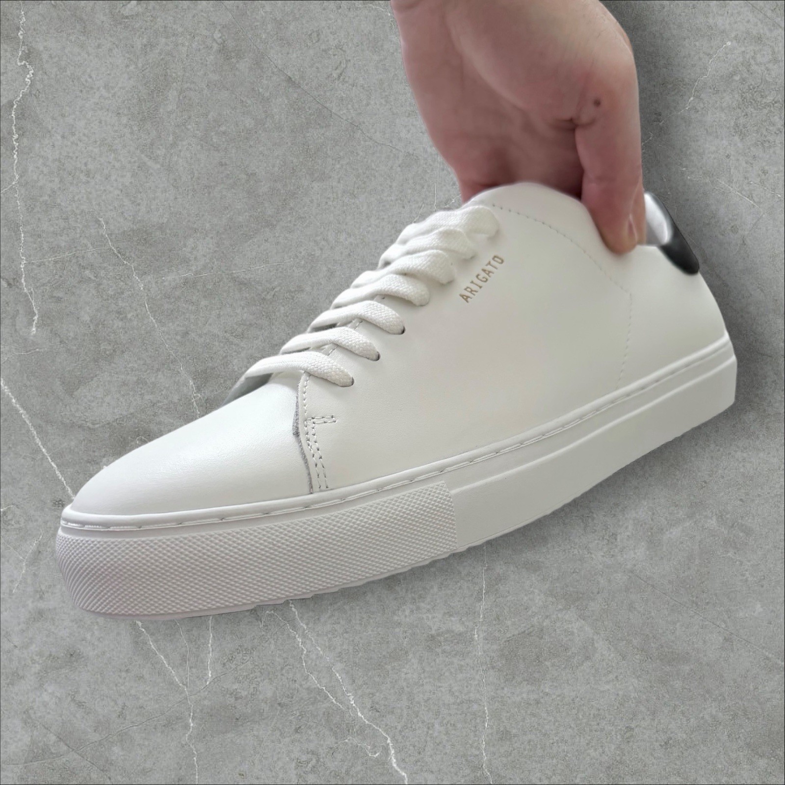 Axel Arigato Clean 90 Contrast Sneakers White Black Leather UK 8 US 9 New In Box image 3