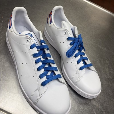 Adidas Custom Stan Smith Athletic Shoe 12 White Sneaker Excellent Cond. Mens