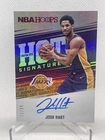 2017-18 Panini NBA Hoops Signature Rookies Josh Hart #HSR-JH Red Hot /25 RC AUTO